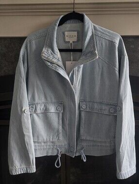 Risen Oversized Denim Jacket NWT
